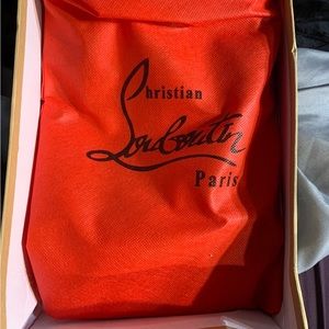 Christain Louboutin red bottom sandals